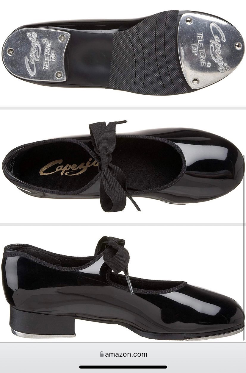 capezio women's N625 Jr. Tyette Tap Shoe size 7