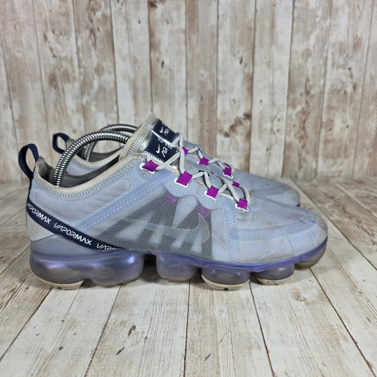Nike Air VaporMax 2019 Running Shoes Purple Accents AR6632-023 Women's 10