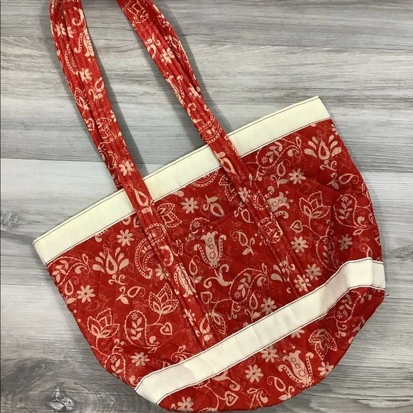 ORANGE FLORAL SHOULDER BAG