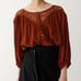 【New】 MOUSSY Moussy Lace Blouse Front and Back 2-way