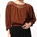 【New】 MOUSSY Moussy Lace Blouse Front and Back 2-way