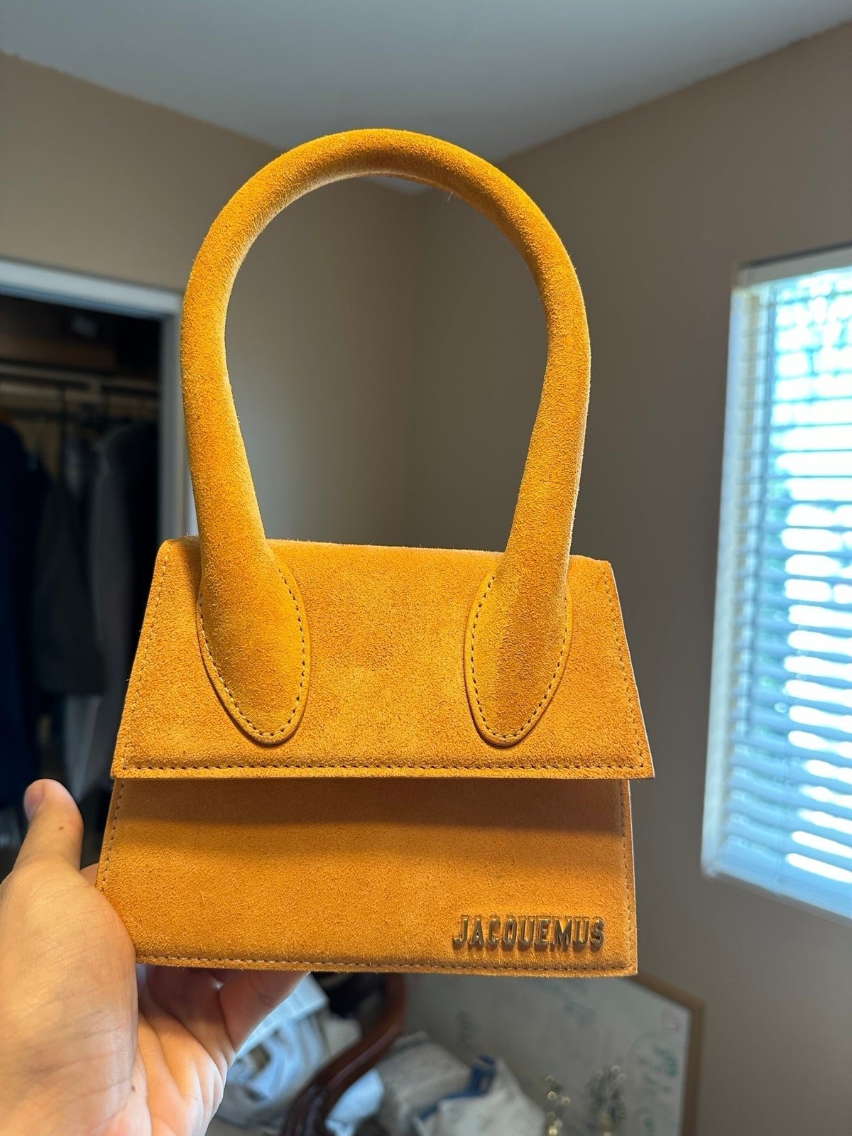 Jacquemus Orange ‘Le Chiquito moyen’ Bag