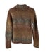 Judith March Wool Cardigan Sweater Oversized Flowers Snap Closure Large