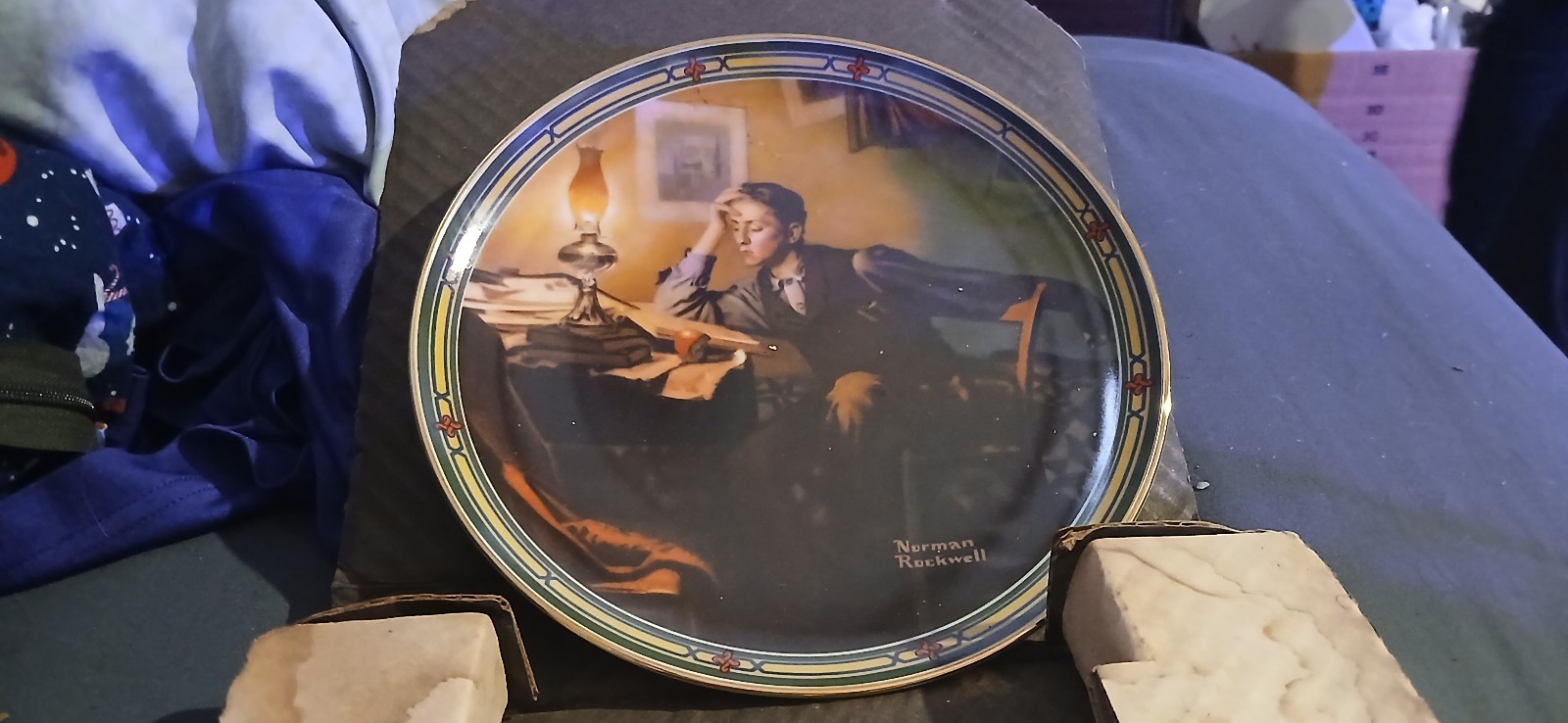 norman rockwell plates