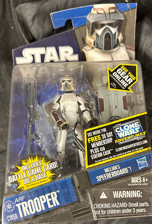 ARF CLONETROOPER 3.75 inch Action Figure Star Wars The Clone wars CW56 2011
