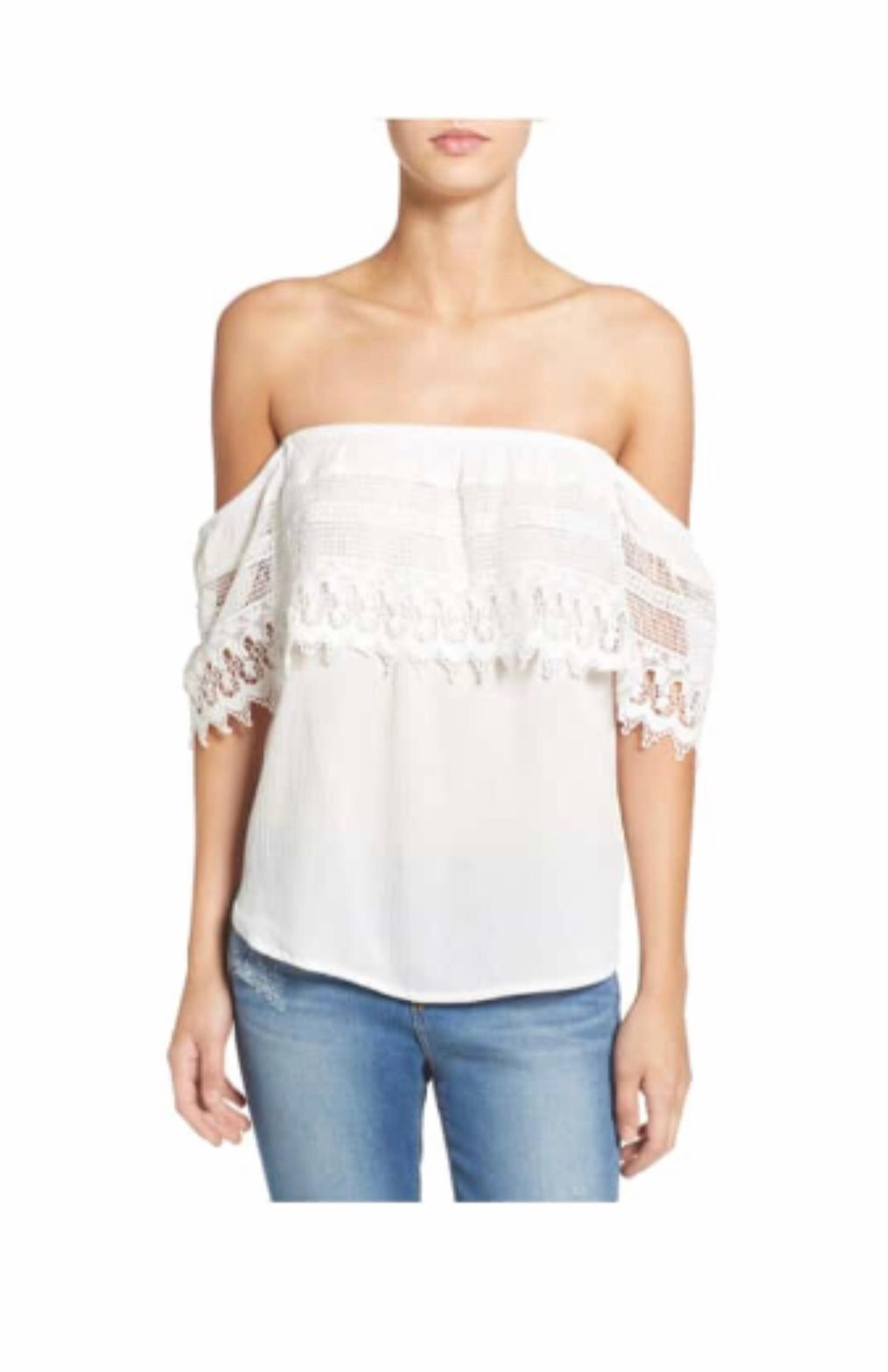 Crochet Off The Shoulder Top