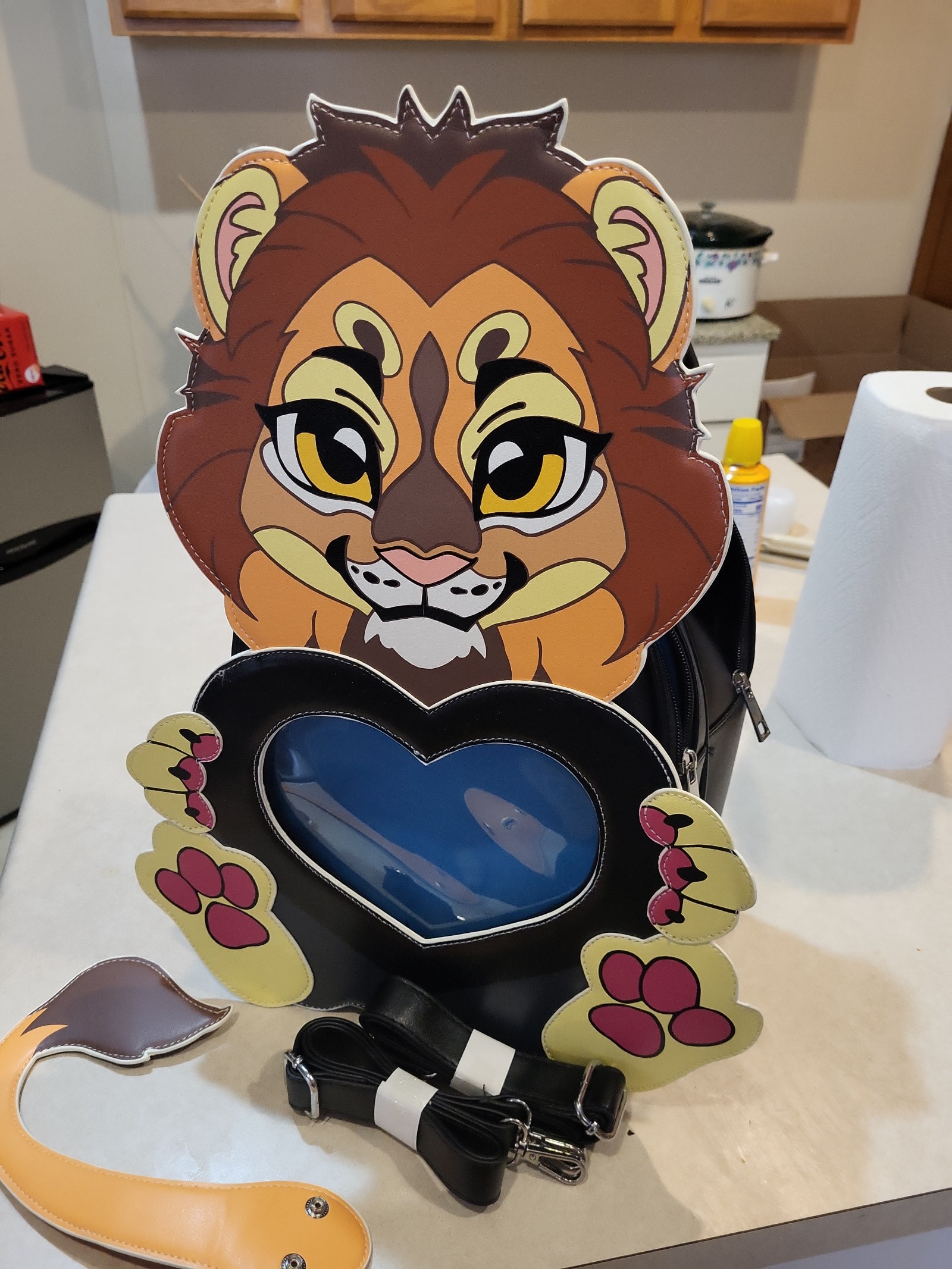 FursonaPins Ita Bag + Lion Cover