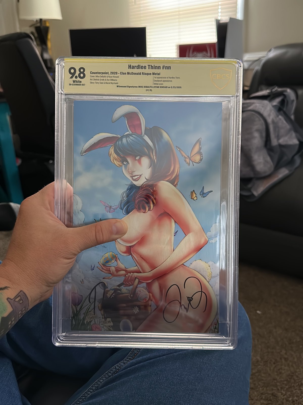 HARDLEE THINN #1 CBCS 9 .8 Metal Cover (nude)
