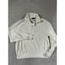 Ralph Lauren Womens Velour Track Jacket L-Large Quarter Zip Stretch 148