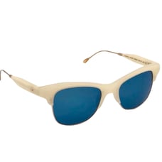 Oliver Peoples Sunglasses Hobson White Blue Mirror Polarized Unisex READ