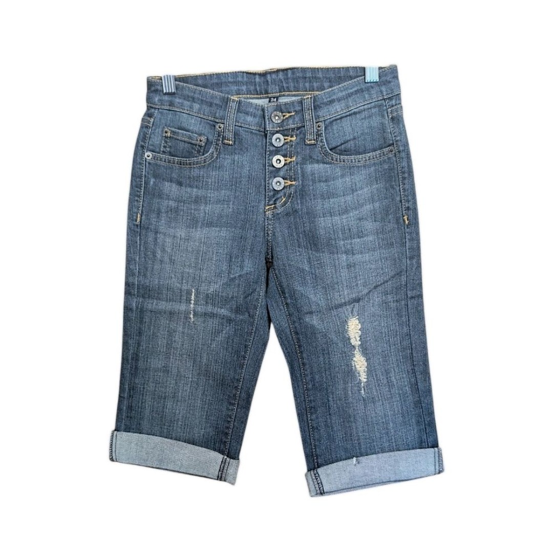 Carmar Stretch Denim Mid-Rise Flare