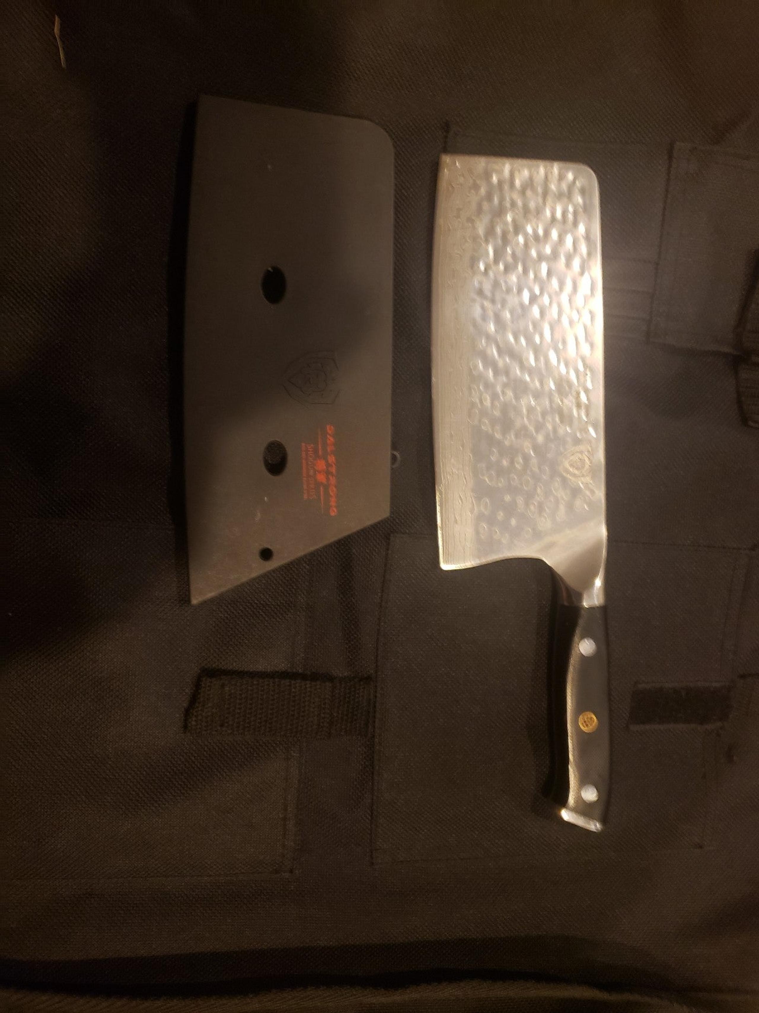 Daelstrong Damascus cleaver (read description)