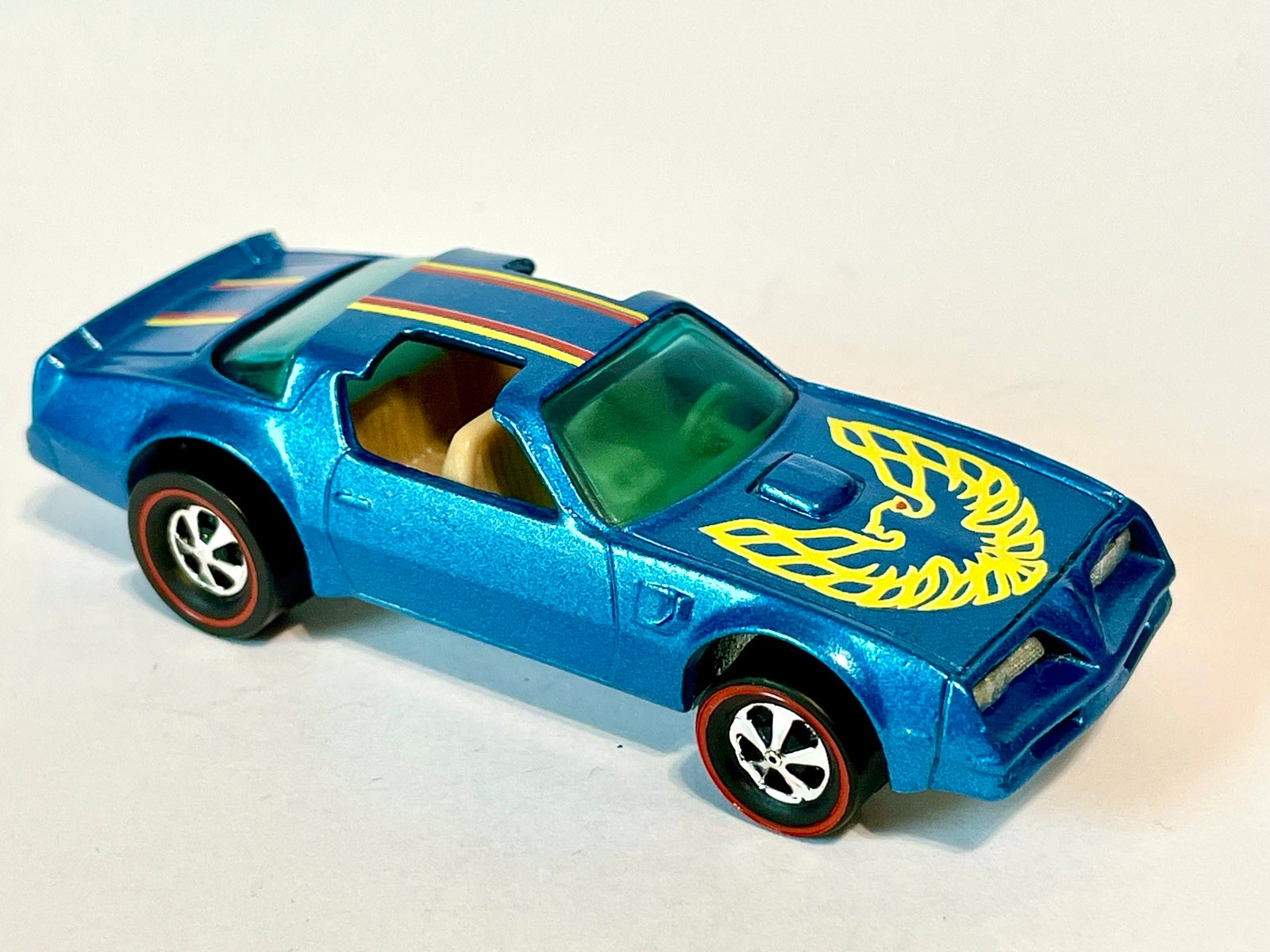 Hot Wheels custom made metallic blue redline hotbird 1977