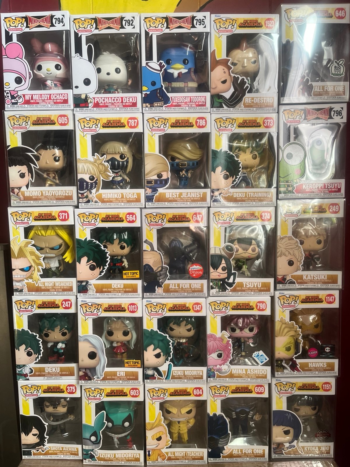 90 My Hero Academia Funko Pop Lot