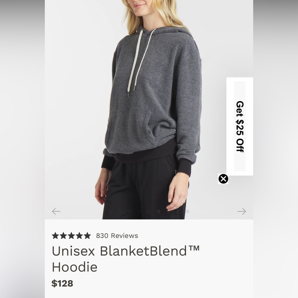 Women's Feet hoodie size Medium. Retails for 128.