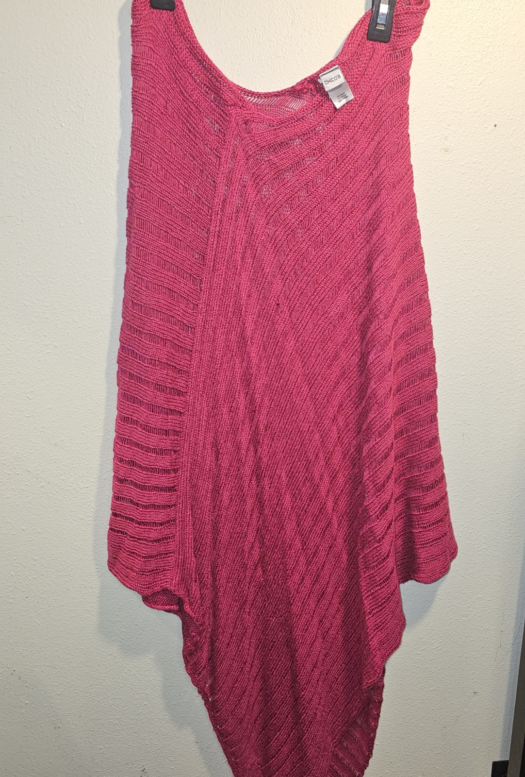 Chicos sz. One size fits all barbie pink poncho