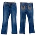 Code Bleu Jeans Soleil Bootcut Embellished Embroidered Rhinestone Women’s Size 8