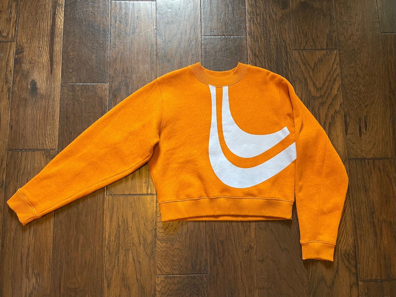 ACNE Studios Bird Appliqué UW14 Sweatshirt Pullover Top Orange Size XS, EUC