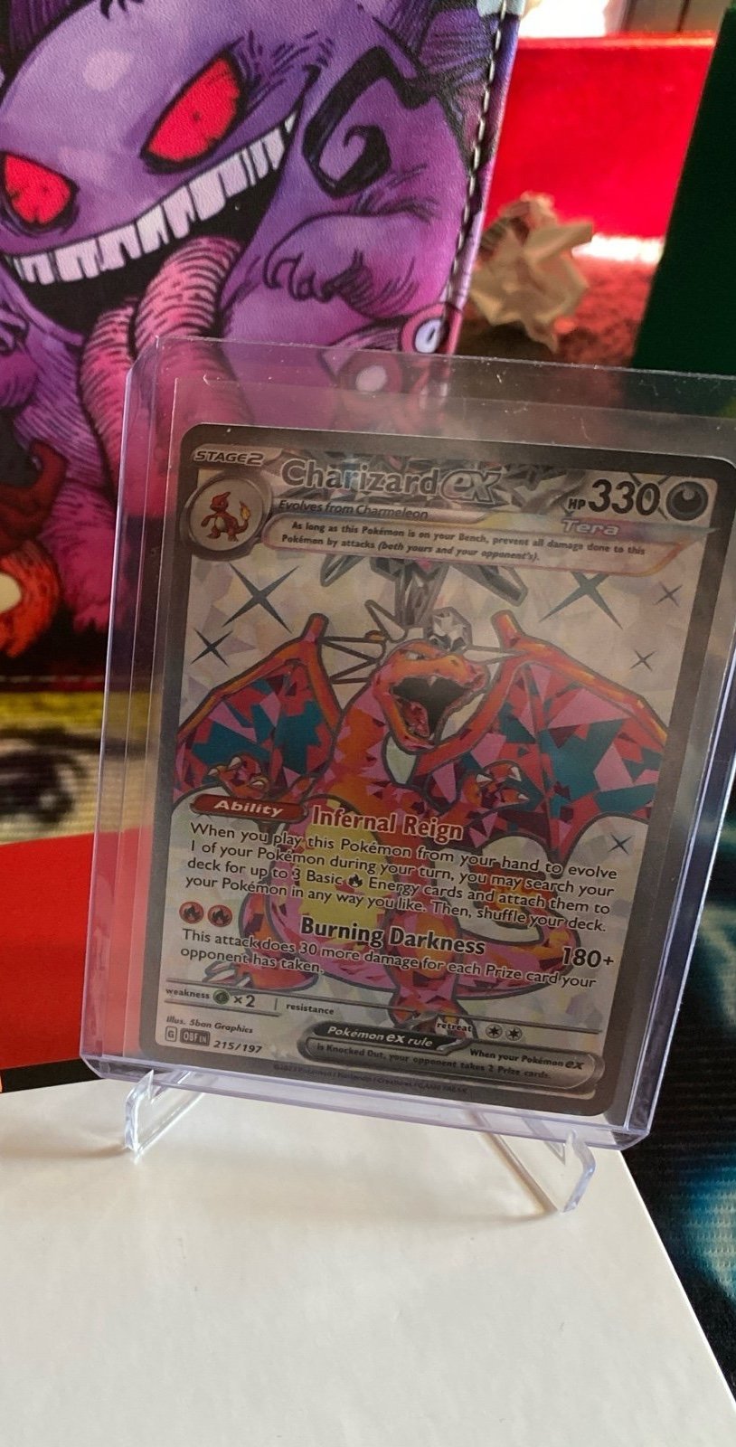 Pokémon Trading Card Game - Charizard holographic card #PokemonTCG #Hologra