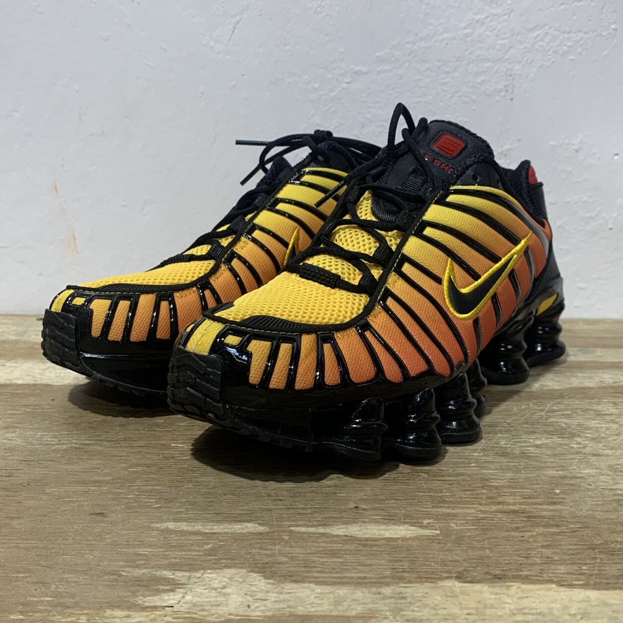 Nike Shox TL Black Orange Mens Sizes nby AV3595-004 | eBay