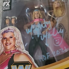 WWE MOLLY HOLLY SIGNED HOF 21 Elite Legends CHASE ACTION FIGURE TARGET EXCLUSIVE