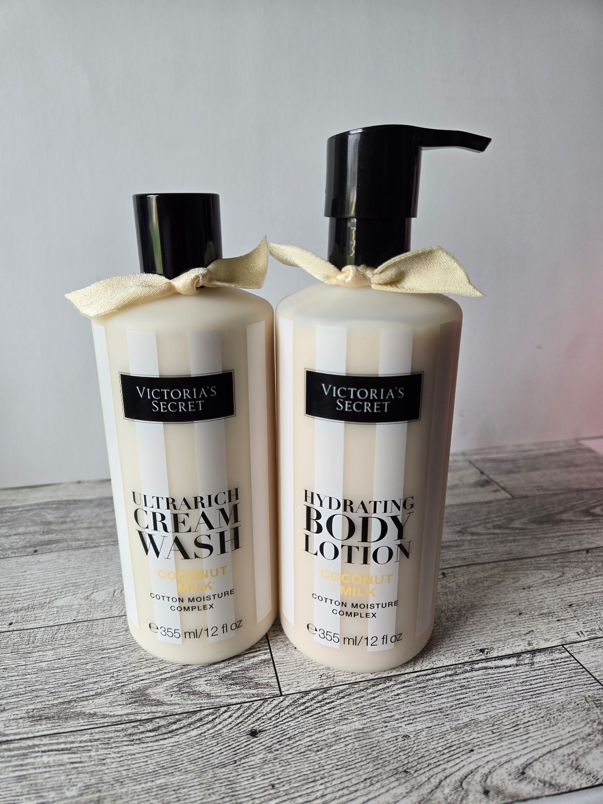 Victoria's Secret COCONUT MILK Hydrating Body Lotion UltraRich Cream Wash 12oz