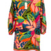 Trina Turk Rain Forest Tunic Swim Cover Up Beach Resort Dress Women’s Size Large