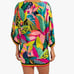 Trina Turk Rain Forest Tunic Swim Cover Up Beach Resort Dress Women’s Size Large