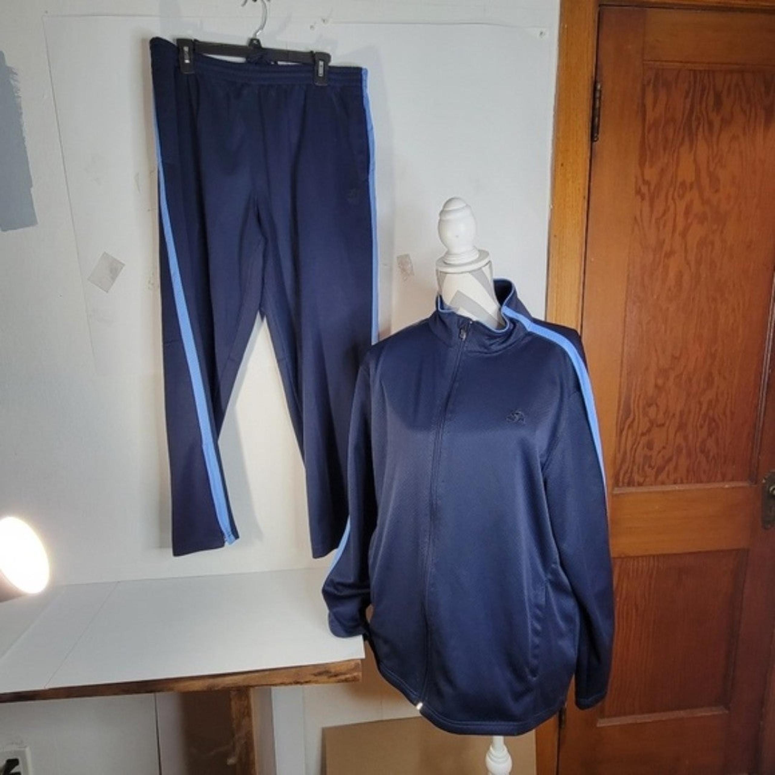 Mens Starter Track Suit Zip front Jacket Zip pant bottoms Size Large (42-44)
