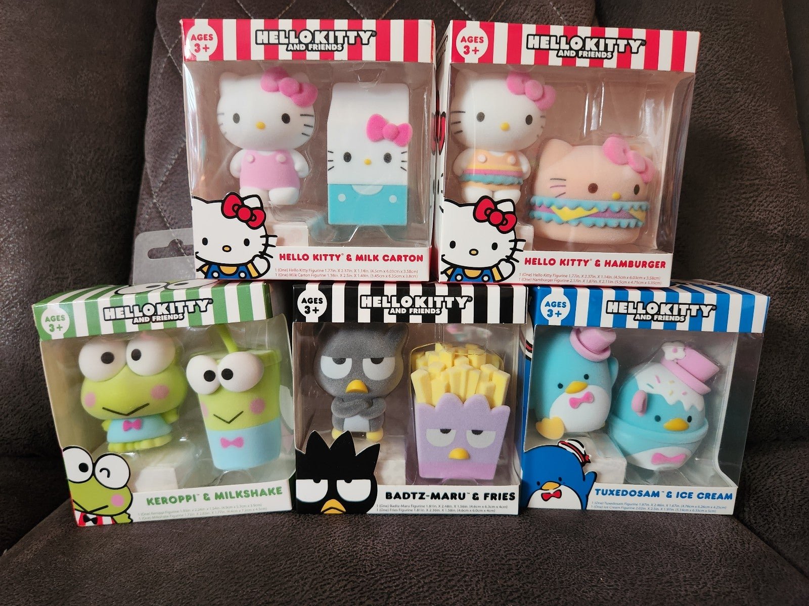 Lot of 5 Sanrio Hello Kitty and friends figure plush danglers Bundle