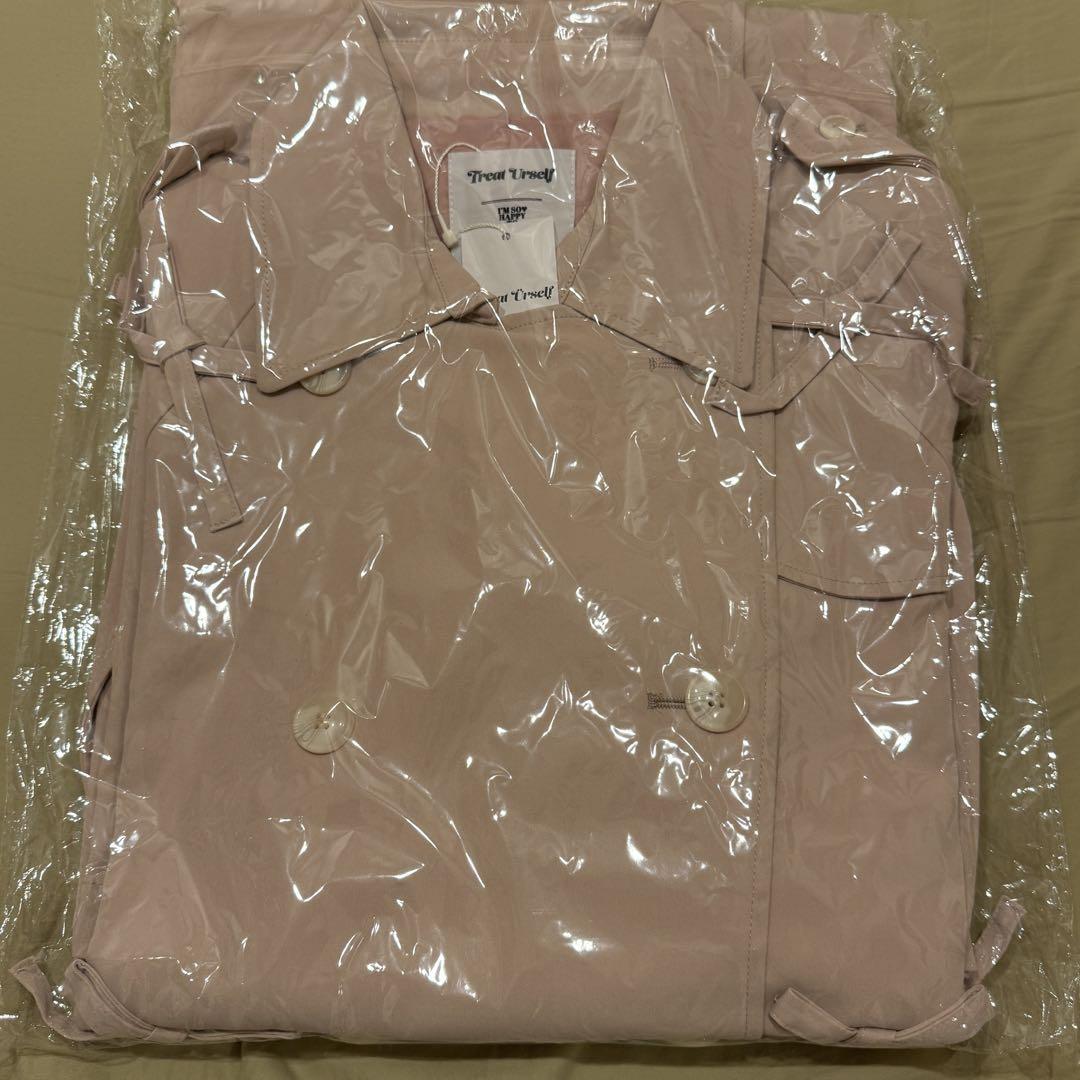 【10％OFF】 Treat yourself to a girly ribbon trench coat! ジャケット・アウター