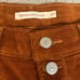 Levi’s 724 High Rise Straight Corduroy Orange Brown Logo Button Front Jeans - 29