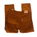 Levi’s 724 High Rise Straight Corduroy Orange Brown Logo Button Front Jeans - 29