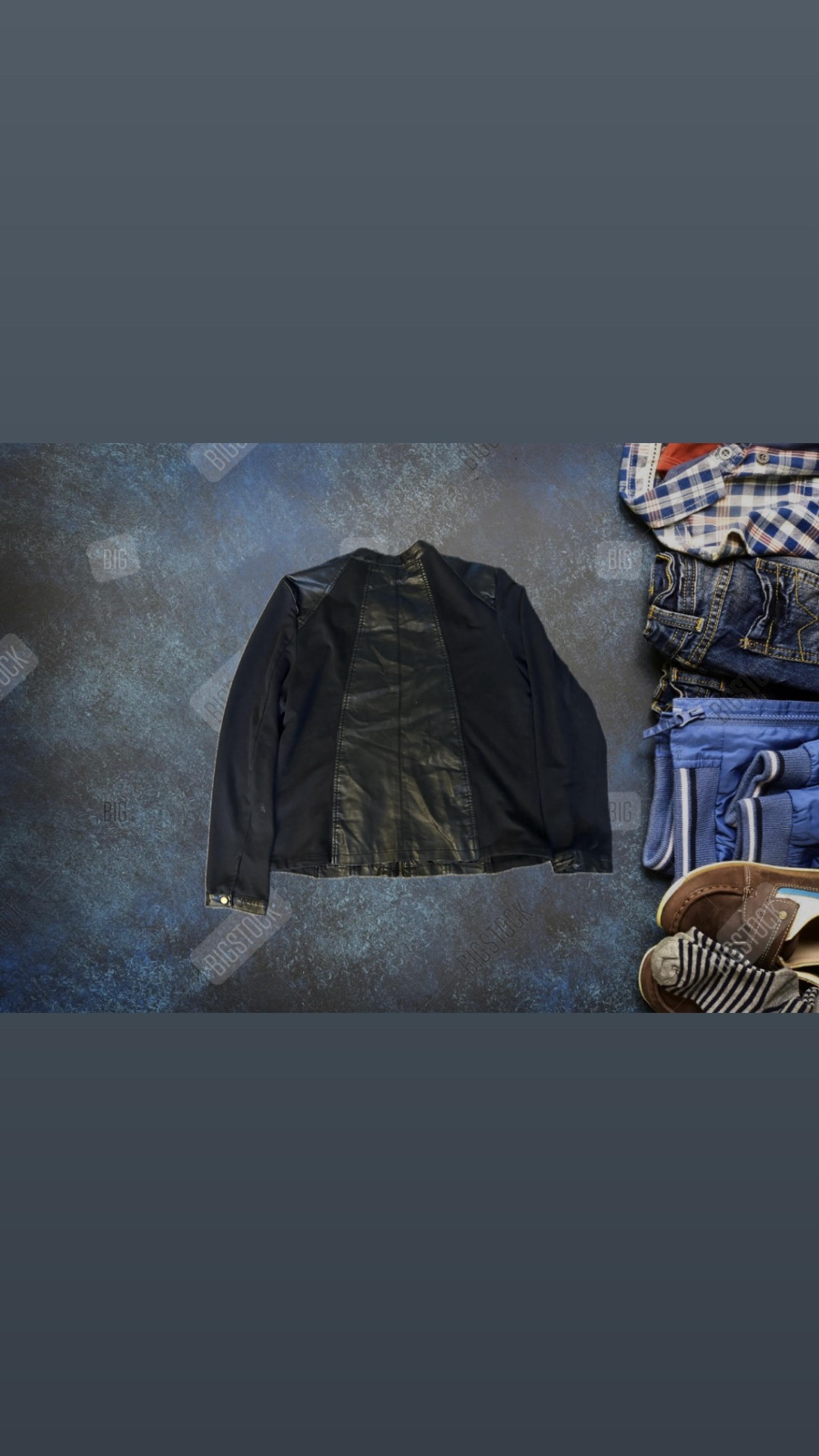 vintage leather jacket