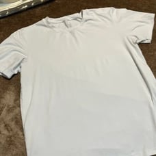 Alo Men's White T-Shirt -Size Medium