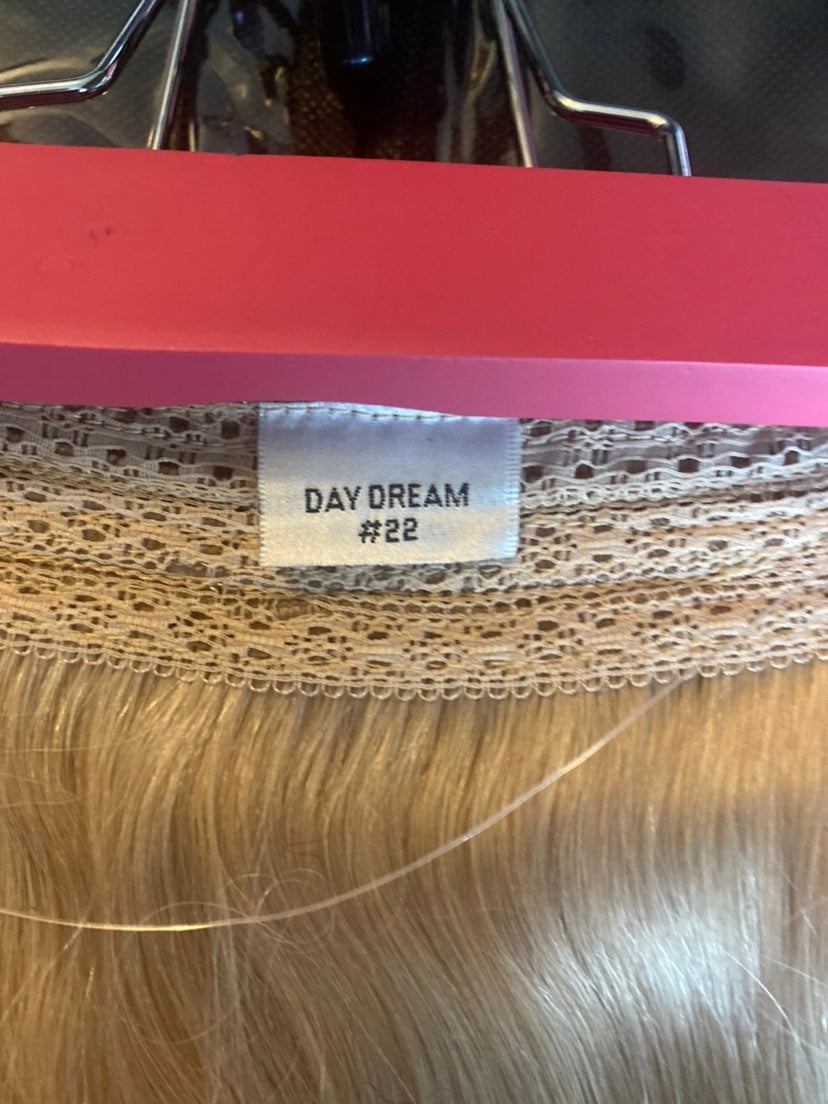 Hidden crown 14 inch daydream holo in color 22 lightest beige blond