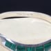 Sterling Silver Malachite Cuff Bracelet Taxco Mexico 37.4g 7”