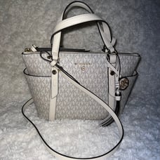 Michael Kors Logo Sullivan Small Convertible Top Zip Tote