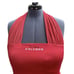 NFL / ALL SPORT COUTURE Womens Red Halter Stretch Top Large Atlantic Falcons NWT