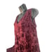 Simply Vera Wang Dress Chenille Floral Print Asymmetrical Burgundy Dress M