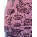 Simply Vera Wang Dress Chenille Floral Print Asymmetrical Burgundy Dress M