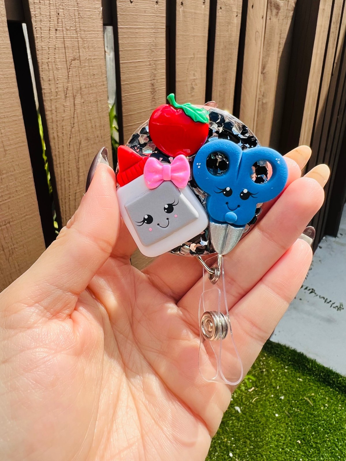 Teacher Badge Reel ID Holder