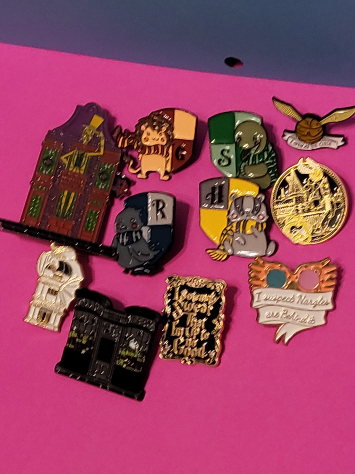 Harry Potter Variety Enamel Metal Pin Combo Set