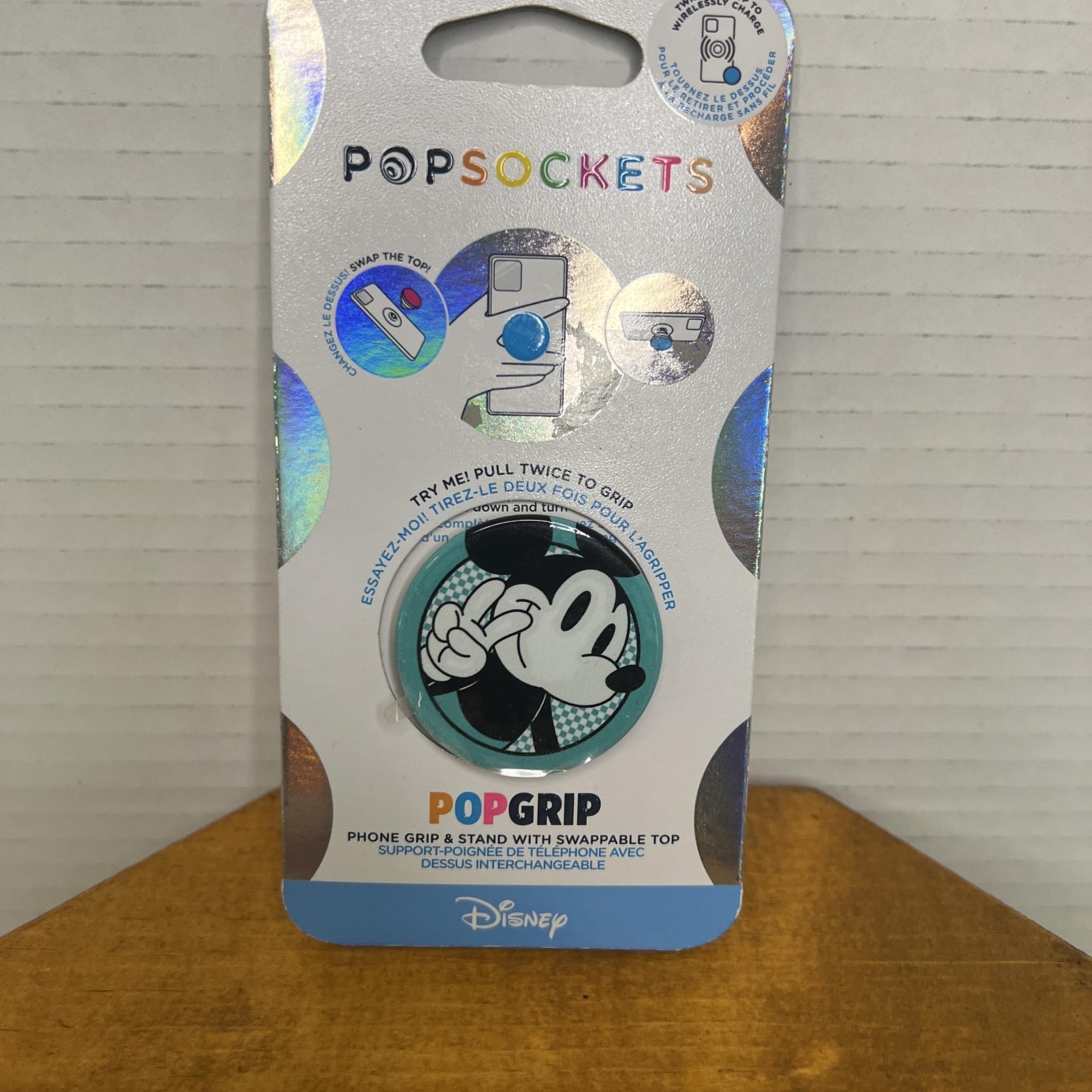 Popsockets DISNEY Mickey Mouse Peace Out CLASSIC New Retro Grip Stand Popgrip