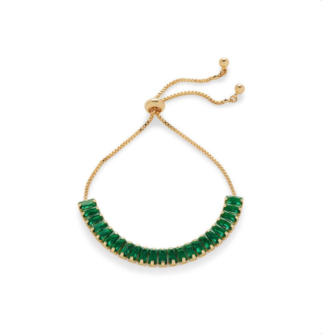 baguette slider bracelet