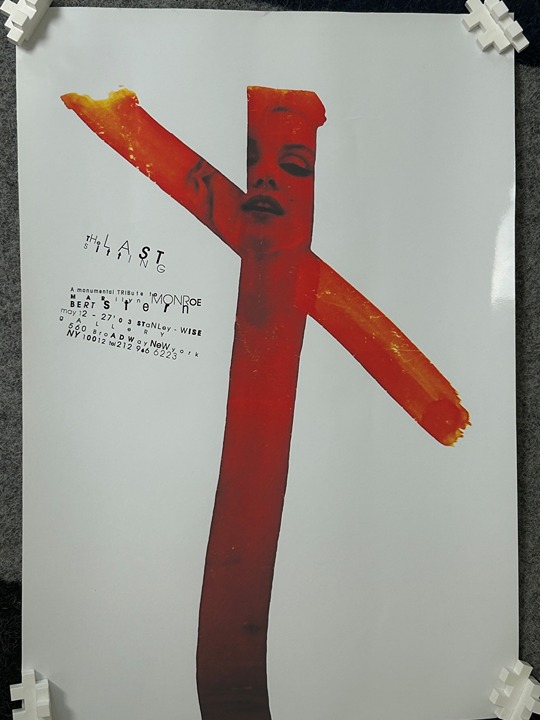 MARILYN MONROE, THE LAST SITTING Poster