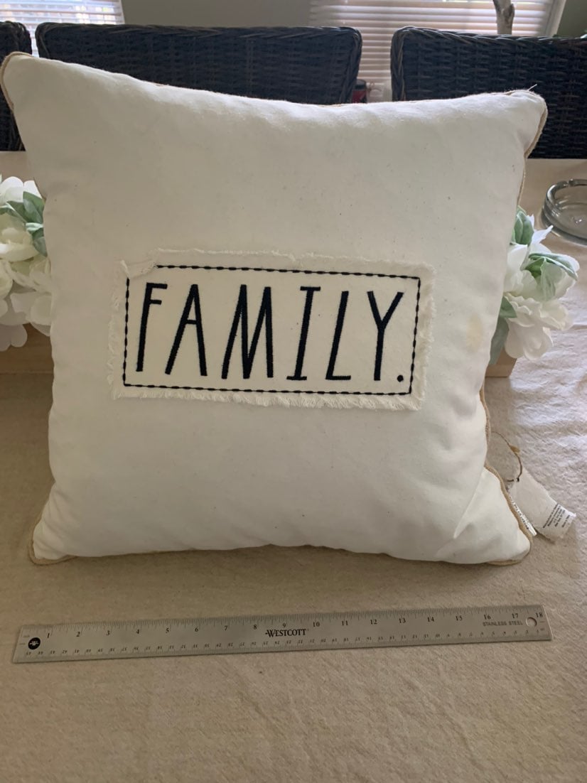 Rae Dunn accent pillow