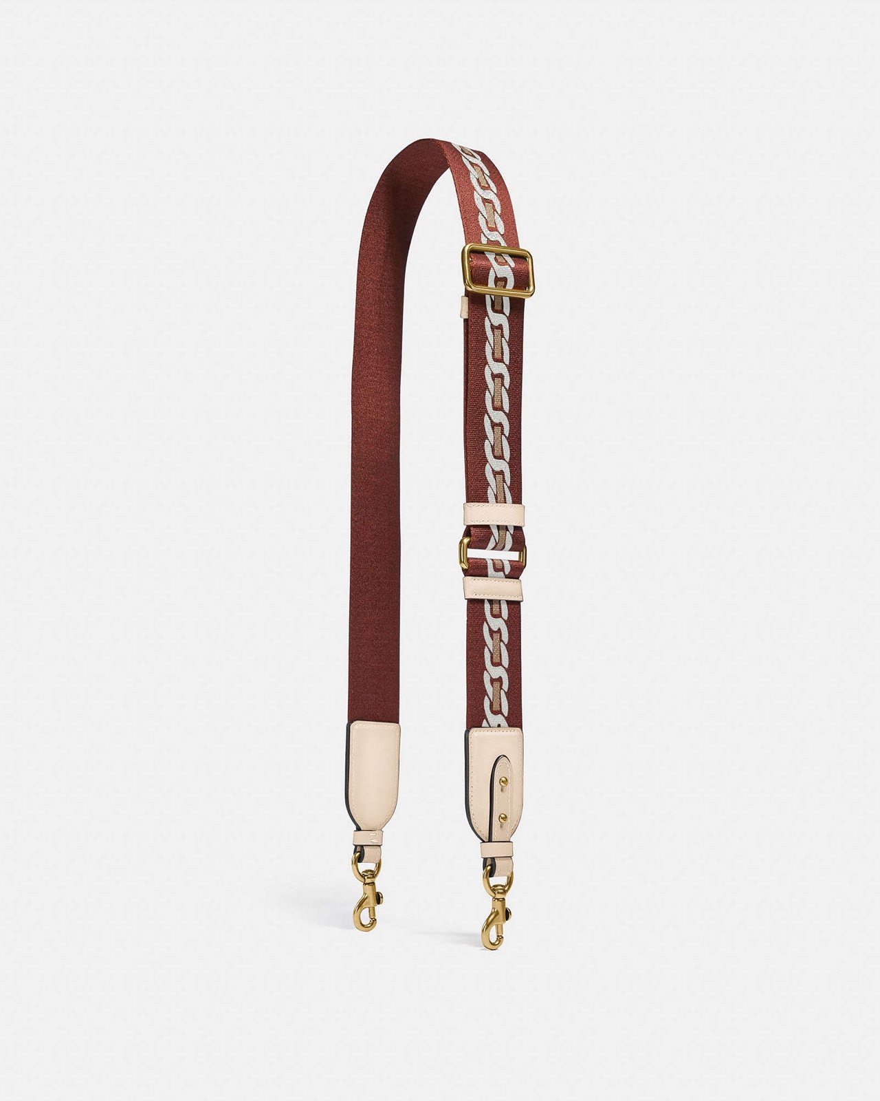 Coach Strap With Chain Stripe