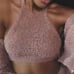NWT Skims cozy knit halter top