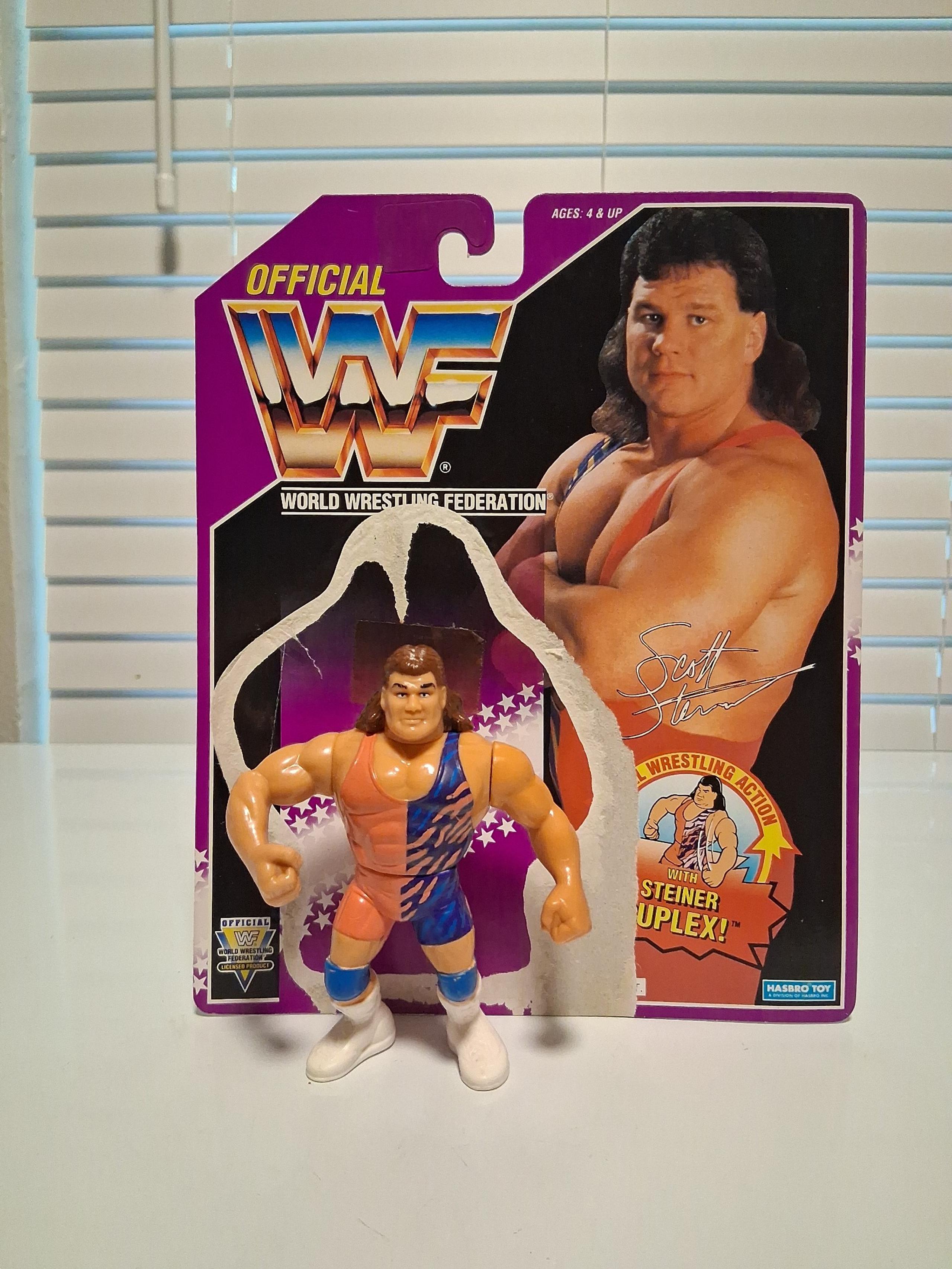 WWF Vintage Hasbro Scott Steiner Action Figure w/Card